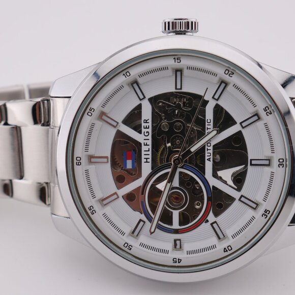 Tommy Hilfiger Men's Automatic skeleton Watch - Picture 4 of 9